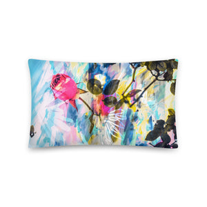 Rise and Shine Rose Pillow