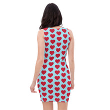 Load image into Gallery viewer, &quot;Blue Skies, Red Hearts&quot; Dress
