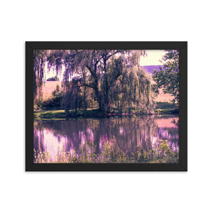 "Graceful Waters" framed print