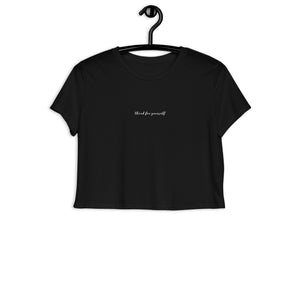 "Think for Yourself" Crop Tee