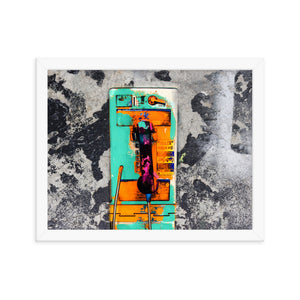 "Pay Phone” framed print
