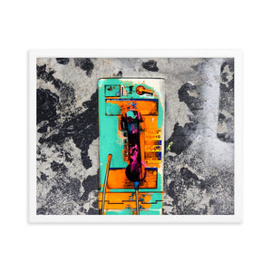 "Pay Phone” framed print