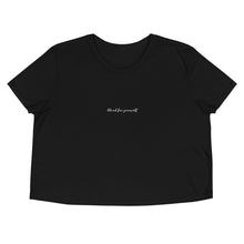 Load image into Gallery viewer, &quot;Think for Yourself&quot; Crop Tee
